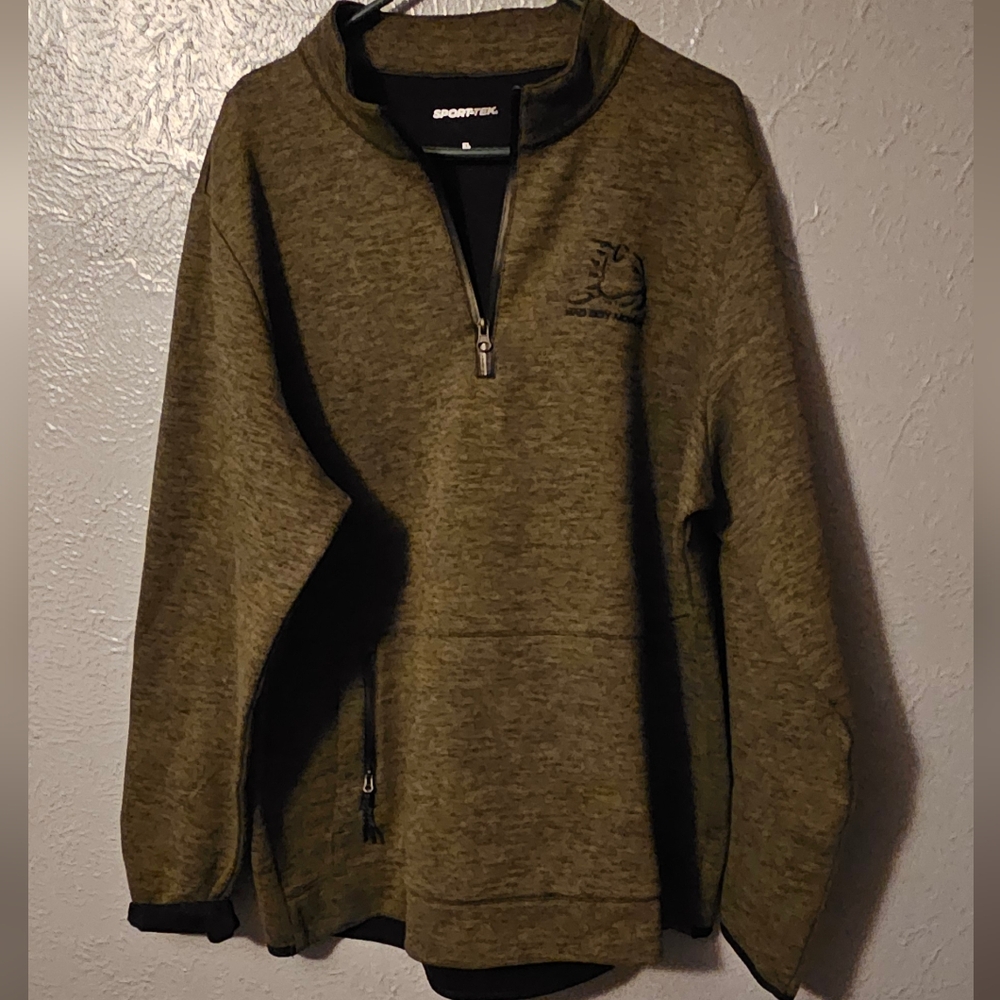 Sport-Tek Olive Green Men's Sweater